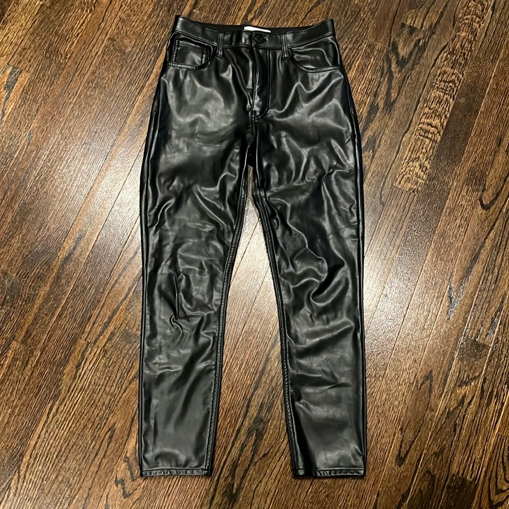 Abercrombie & Fitch Vegan Leather Pant